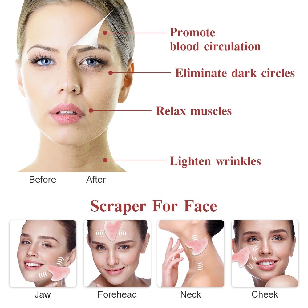 1YBp3qp]N@rcbหินกัวซาธรรมชาติ หินควอตซ์ สําหรับนวดใบหน้า คอ ร่างกาย