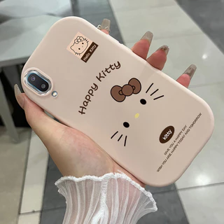เคสสำหรับ Samsung Galaxy A02 M02 เคสโทรศัพท์แมวกันกระแทกกลมและอ้วน
