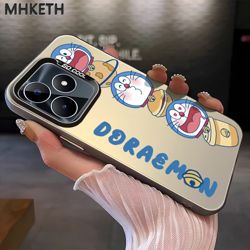 MHKETH เคสสำหรับ Realme C53 C51 C51s C55 C35 C33 C67 C31 Narzo N53 N55 Note 50 50A Prime เคสป้องกันโทรศัพท์ตกสีด้าน