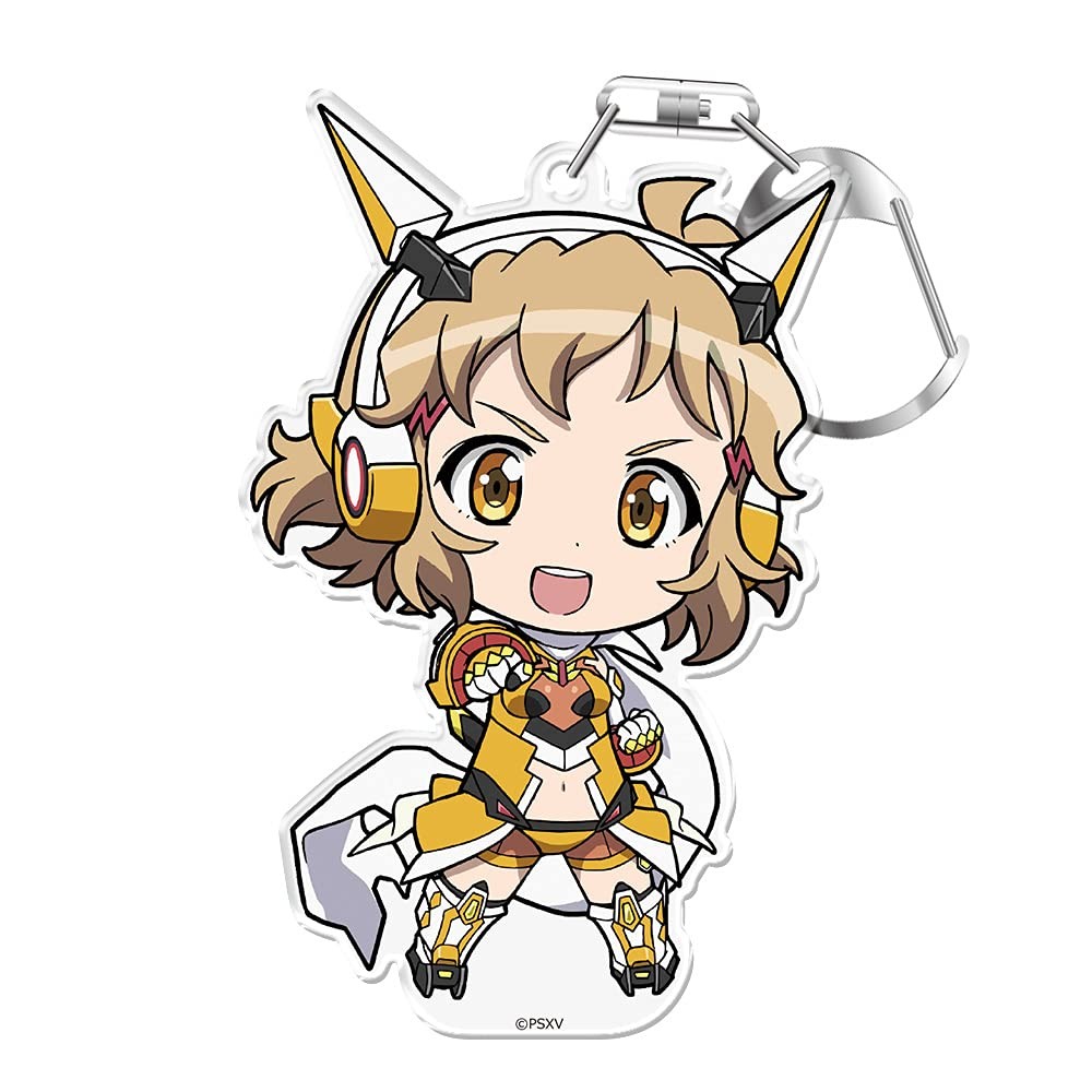 【ส่งตรงจากญี่ปุ่น】 Azu Maker Senki Zesshou Symphogear XV Puni Colle! พวงกุญแจ (มีขาตั้ง) ฮิบิกิ ทาจ