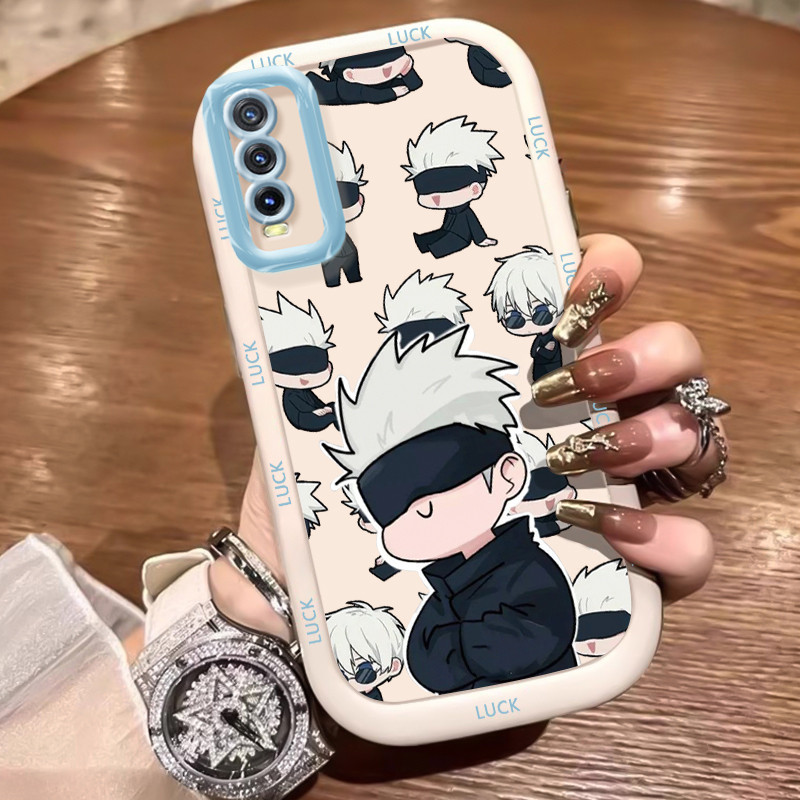 เคสสำหรับ VIVO Y20 Y20i Y20s Y20A Y20G Y12A Y12S Y11s เคสโทรศัพท์ตัวละครอนิเมะกันกระแทกป้องกันการตก