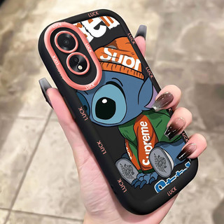 เคสสำหรับ OPPO A18 A38 เคสโทรศัพท์ตะเข็บน่ารักกันกระแทกป้องกันการตก