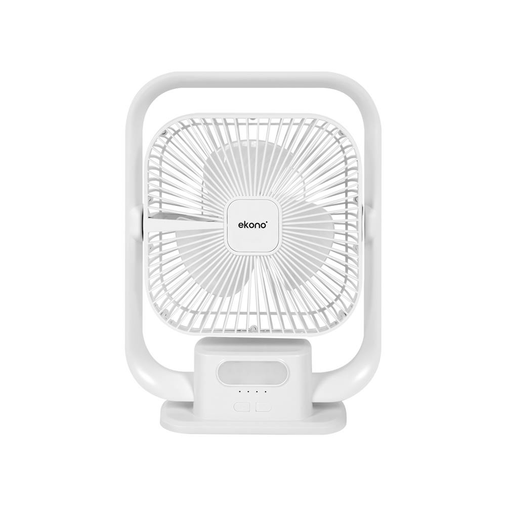 HomePro พัดลมพกพา 8 นิ้ว  EK-PTB02 สีขาว แบรนด์ EKONO