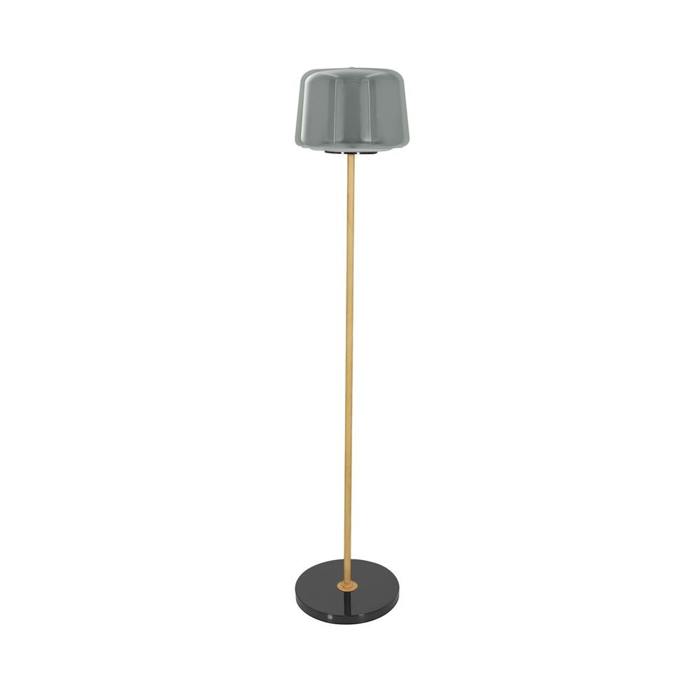 CARINI ไฟตั้งพื้น F240585 สีดำ/ลายไม้ 1 หัว จัดส่งโดย HomePro