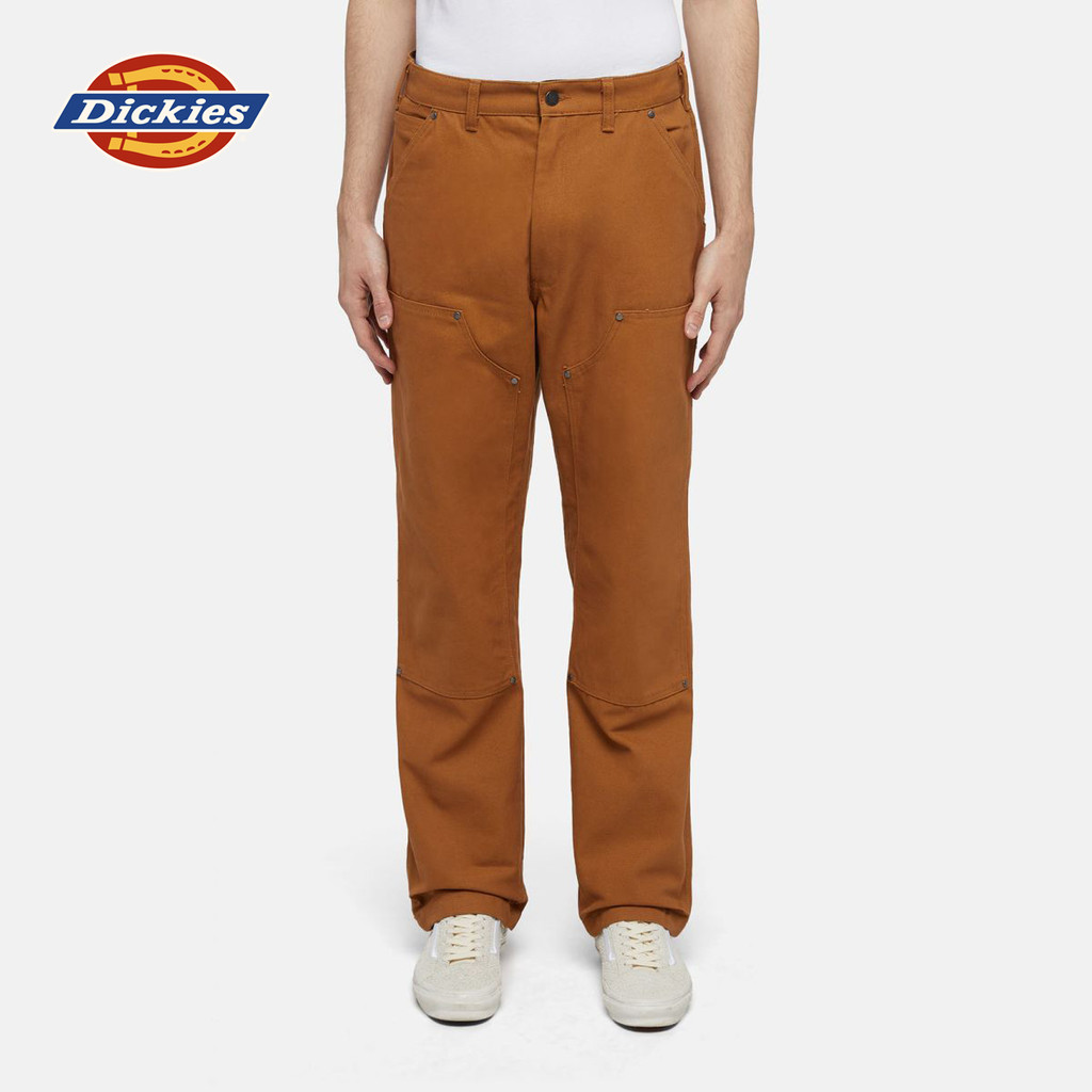 DICKIES DUCK CANVAS UTILITY PANT - STONE WASHED BROWN DU กางเกง กางเกงขายาว ผู้ชาย