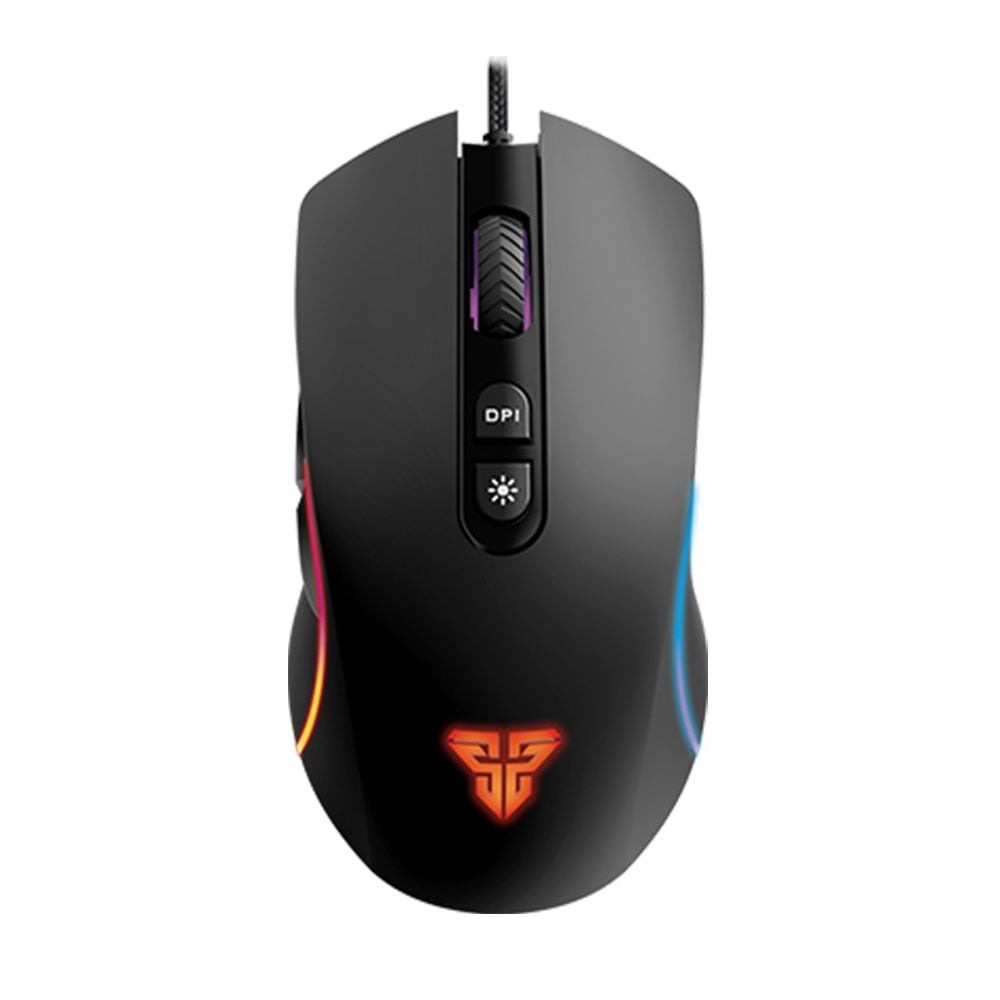 เมาส์สำหรับเล่นเกม MOUSE (เมาส์) FANTECH GAMING THOR II [X16] V2 BLACK