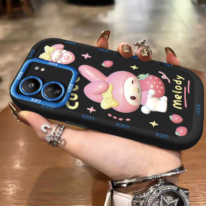 เคสสำหรับ Xiaomi Redmi 13C เคสโทรศัพท์กระต่ายกันกระแทกป้องกันการตก - รูปที่ 2