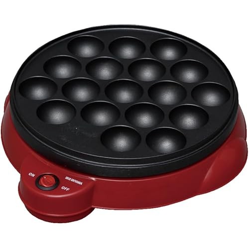 IRIS OHYAMA Iris Ohyama Takoyaki Maker Red ITY-18A-R