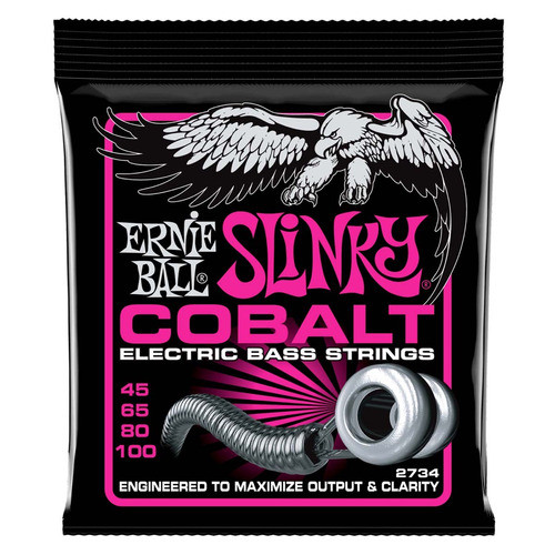 ERNIE BALL ERNIE BALL 2734 สายฐาน 45-100 COBALT SUPER SLINKY BASS
