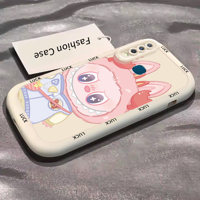 เคสสำหรับ VIVO Y12 Y15 Y17 Y11 2019 Y12i Y3 Y3s 2020 เคสโทรศัพท์สัตว์ประหลาดน่ารักกันกระแทกป้องกันการตก