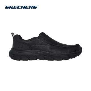 Skechers สเก็ตเชอร์ส รองเท้าผู้ชาย Men USA Zenfield Fredrick Shoes - 205312-BBK Air-Cooled Memory Foam