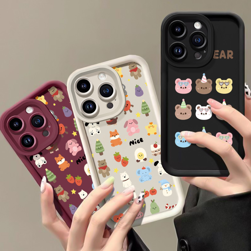 เคสสำหรับ Realme 5 Pro 5i 5s 6i C3 C3i Narzo 10 Narzo 10A Narzo 20A เคสโทรศัพท์สัตว์น่ารักซิลิโคนกันกระแทก - รูปที่ 4