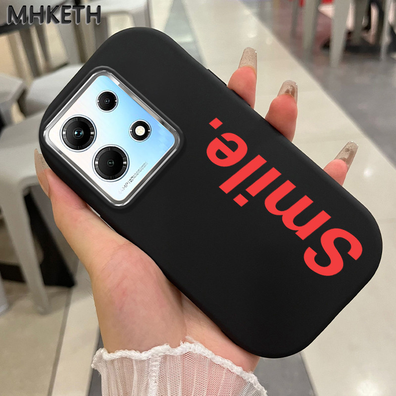 MHKETH เคสสำหรับ Infinix Note 30 4G Note 30 5G เคสโทรศัพท์ซิลิโคนกันกระแทกระดับไฮเอนด์เรียบง่ายและมีสไตล์