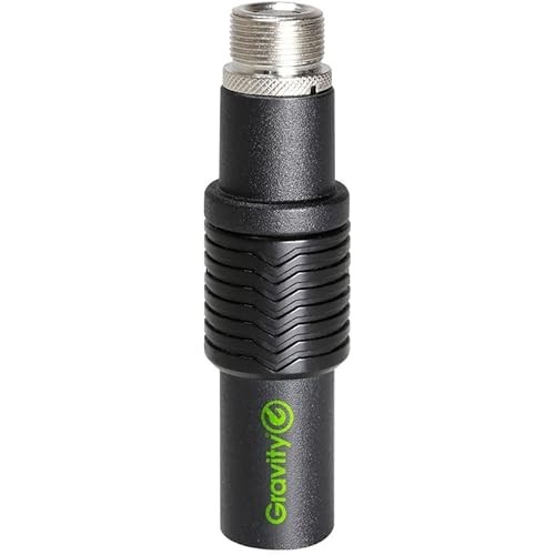 Gravity Microphone Stand Accessory One Touch Adapter GMSQC1B Black