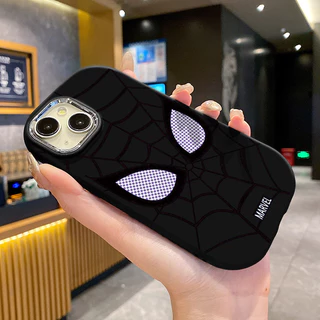 เคสสำหรับ Xiaomi Redmi A3 A3X POCO C61 เคสโทรศัพท์ใยแมงมุมกันกระแทกกลมและอ้วน