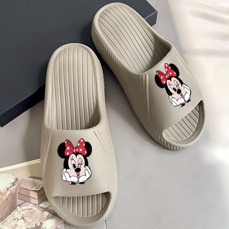 Attitude3 มิกกี้เมาส์ รองเท้าแตะ กันลื่น รองเท้าชายหาด มี 4 สีให้เลือก สำหรับผู้ชายและผู้หญิง1751536530788 - รูปที่ 3