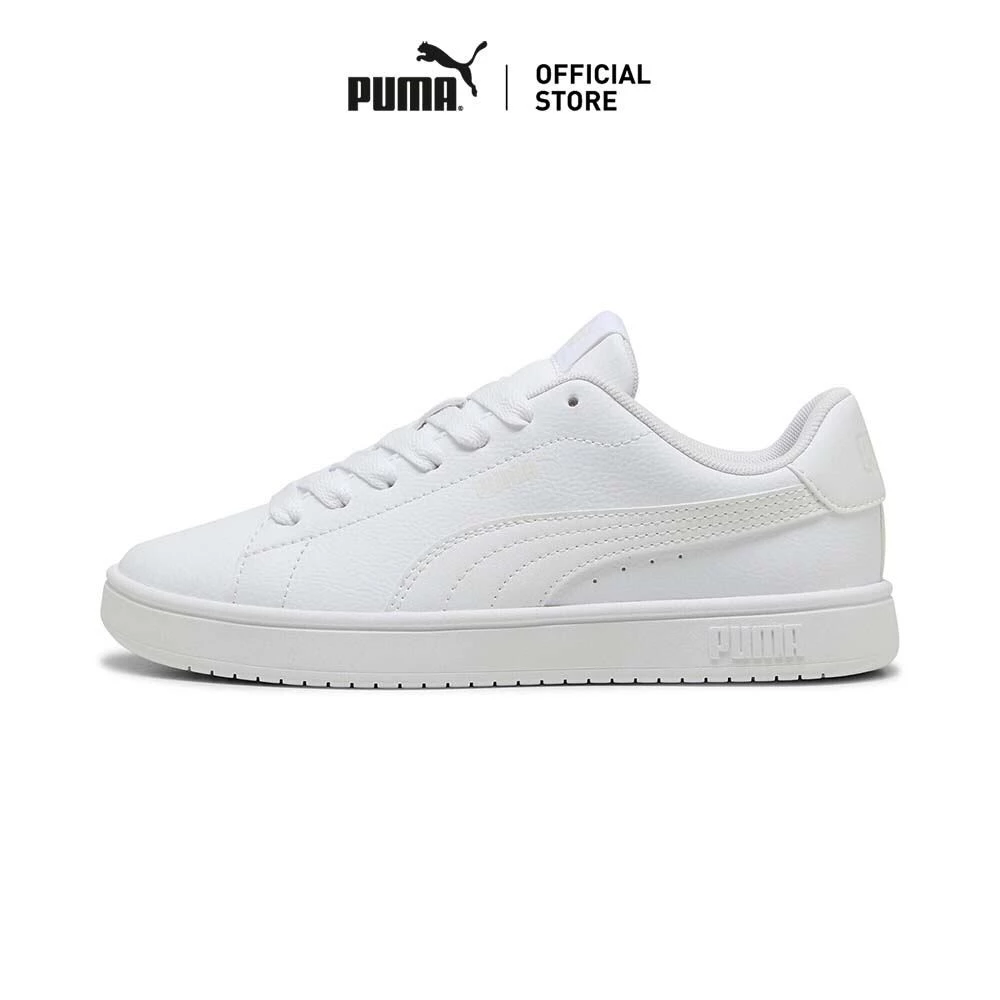 PUMA Kids รองเท้าผ้าใบ Ballkid สำหรับเด็กโต Unisex สีขาว - 40176501