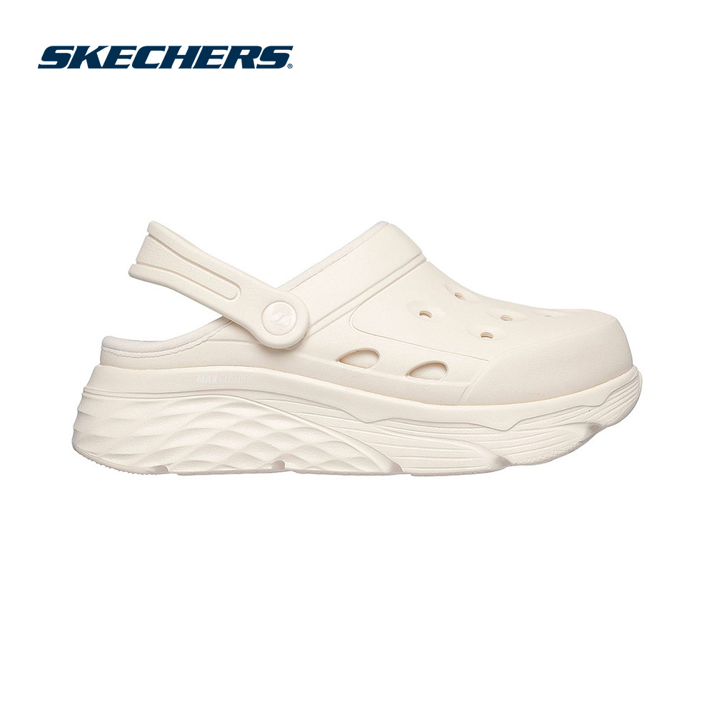 Skechers สเก็ตเชอร์ส รองเท้าผู้หญิง Women Foamies Max Cushioning Velvet Vibe Shoes – 111262-NAT