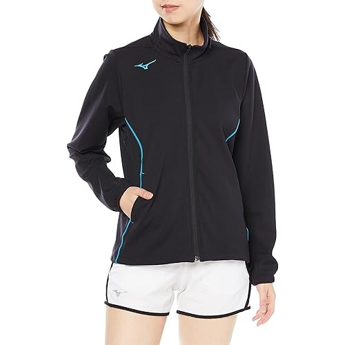 Mizuno Training Wear เสื้อแจ็คเก็ตอุ่นดูดซับเหงื่อแห้งเร็ว 32Mca325 Deep Navy/Blue Atoll 2Xl
