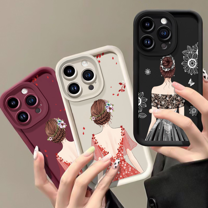เคสสำหรับ VIVO V19 เคสโทรศัพท์มีลายสาวโรแมนติกและทันสมัย - รูปที่ 4