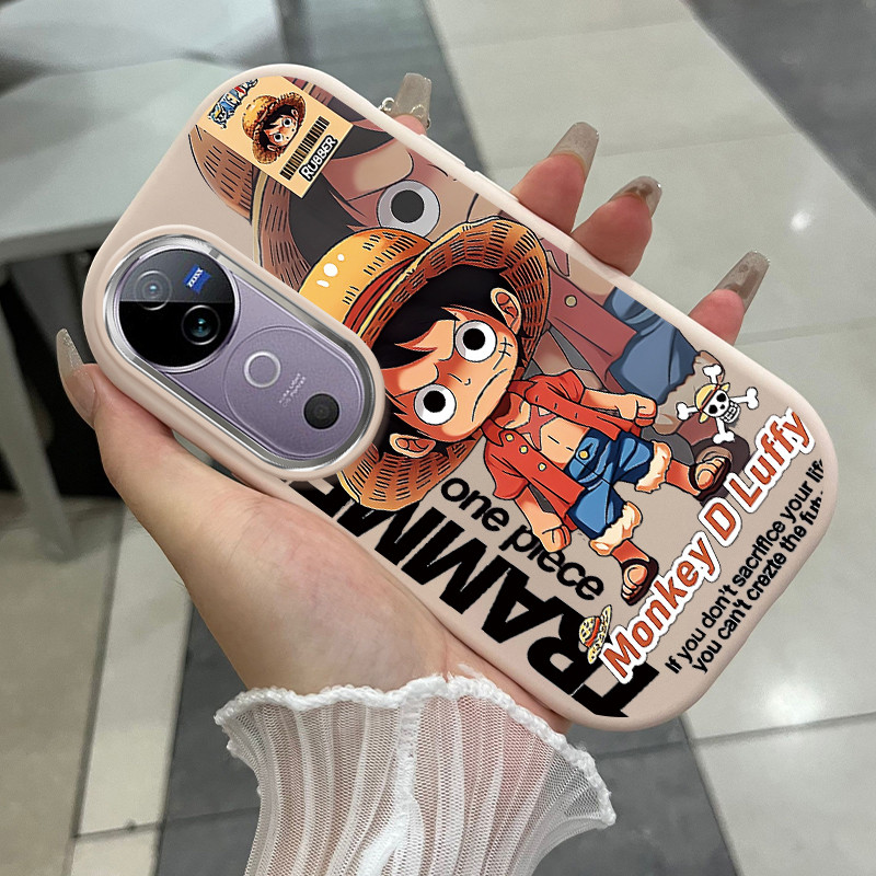 เคสสำหรับ VIVO V40 5G V40 Pro 5G เคสโทรศัพท์อะนิเมะนําชายกันกระแทกกลมและอ้วน