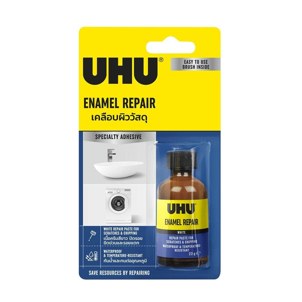 HomePro น้ำยาเคลือบผิว  ENAMEL REPAIR 23 ก. สีขาว แบรนด์ UHU