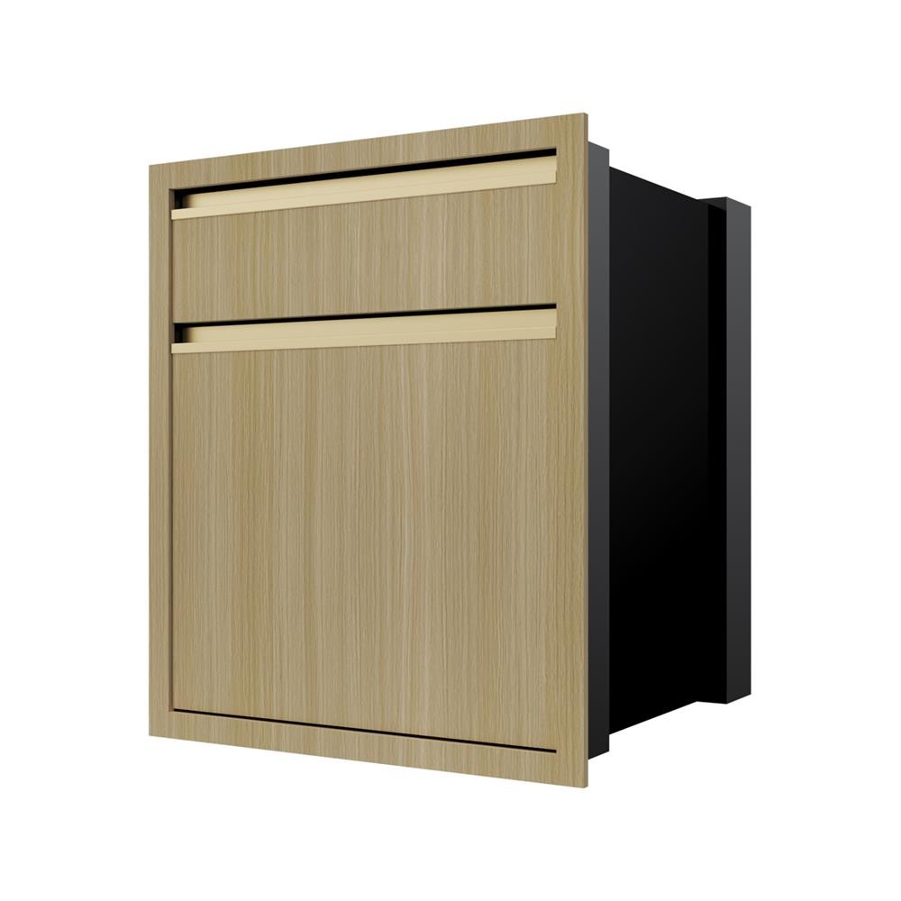 JUPITER ตู้ลิ้นชัก 2 ชั้น  SILKY WOODS 57x67 ซม. สีน้ำตาล จัดส่งโดย HomePro