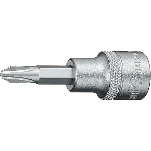 Tone Driver Bit Socket 3H-P2 Drive 9.5Mm 3/8 " No.2
