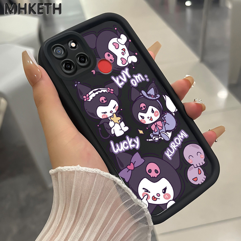 MHKETH เคสสำหรับ Realme C12 C25 C25s Narzo 20A Narzo 30A Narzo 50A เคสการ์ตูนน่ารักยอดนิยมเคสโทรศัพท์เคลื่อนไหว