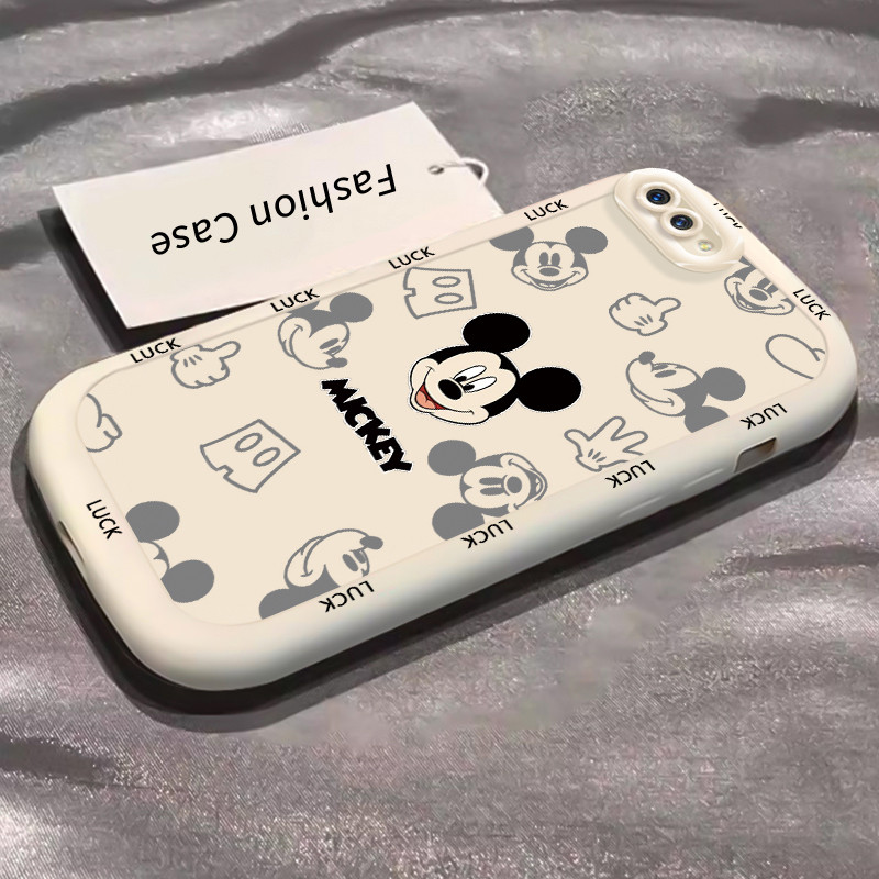 เคสสำหรับ OPPO A5 A3s A12E Realme C1 เคสโทรศัพท์เมาส์น่ารักกันกระแทกป้องกันการตก