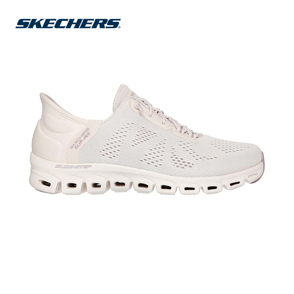 Skechers สเก็ตเชอร์ส รองเท้าลำลองผู้หญิง Women Slip-Ins Sport Active Glide-Step Amore Casual Shoes - 104512-NAT