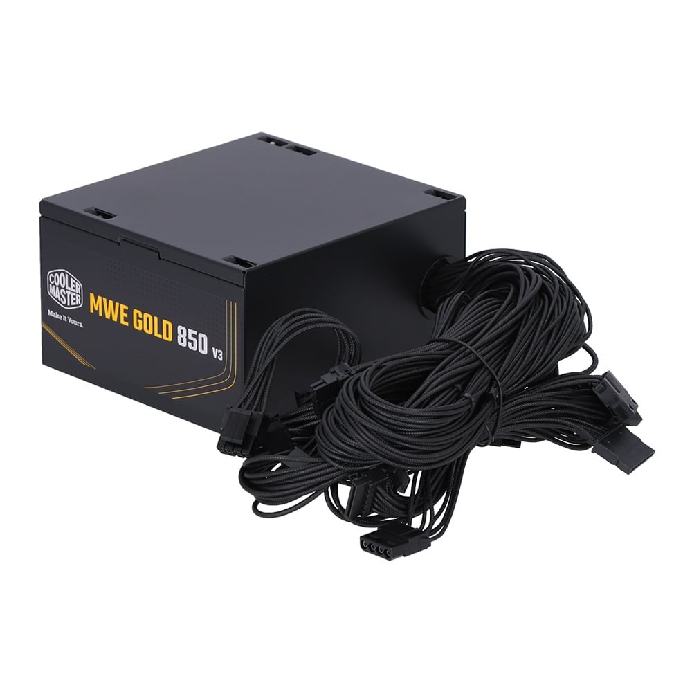 POWER SUPPLY (อุปกรณ์จ่ายไฟ) COOLER MASTER MWE GOLD 850 V3 - 850W 80 PLUS GOLD BLACK ATX