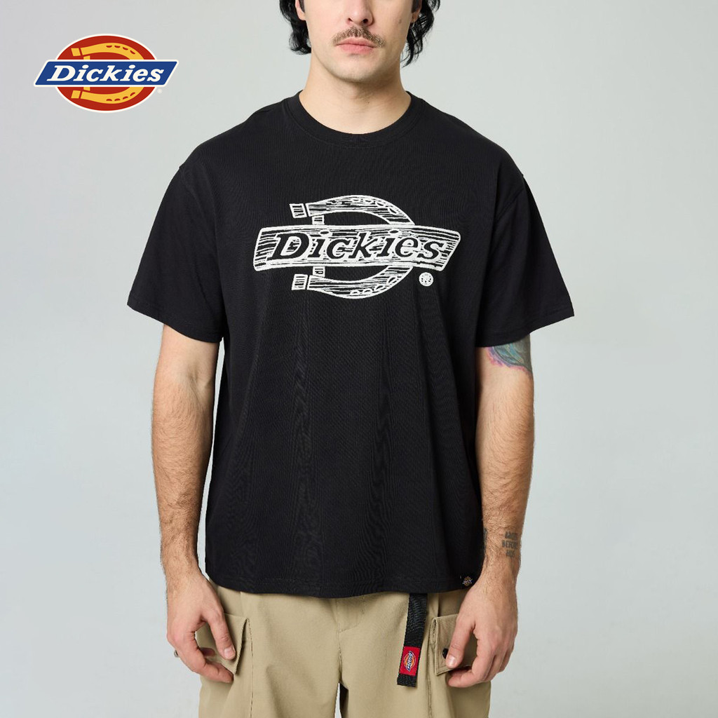 DICKIES MEN'S TEE SS - BLACK เสื้อยืด เสื้อยืดแขนสั้น ผู้ชาย