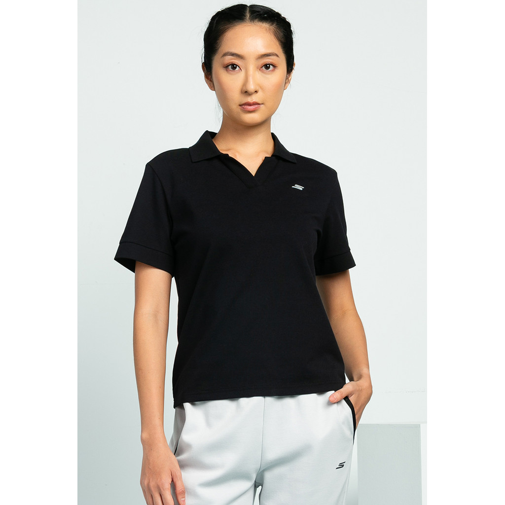 Skechers สเก็ตเชอร์ส เสื้อโปโลผู้หญิง Women Walking Performance Polo Tee - SP325W295-0018