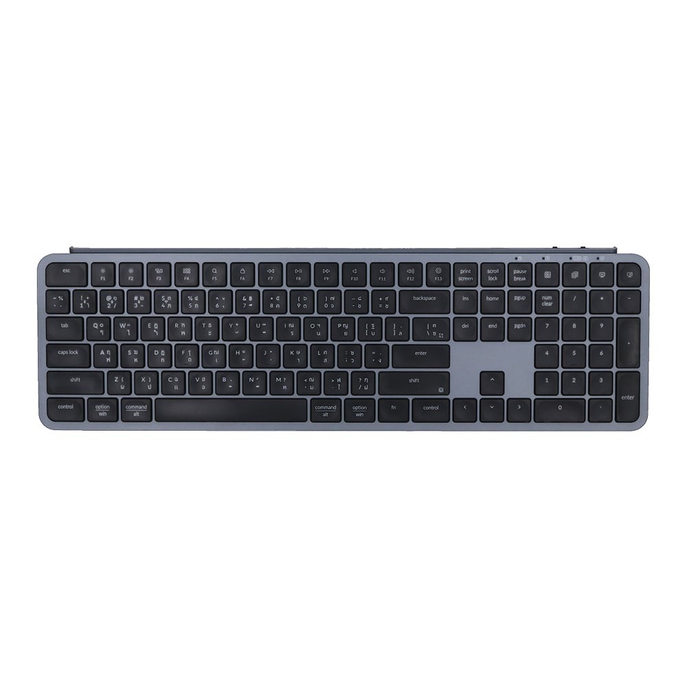 คีย์บอร์ดไร้สาย WIRELESS KEYBOARDKEYCHRON B6 PRO (SPACE GRAY) (SCISSOR SWITCH NON-BACKLIT EN/TH) (B6