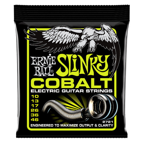 ERNIE BALL ERNIE BALL 2721 สายกีตาร์ไฟฟ้า 10-46 COBALT REGULAR SLINKY
