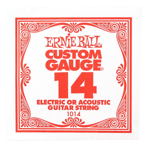 ERNIE BALL ERNIE BALL 1014 สายกีต้าร์ Rose .014 PLAIN STEEL STRING SINGLE
