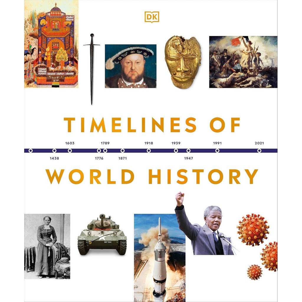หนังสืออังกฤษใหม่ TIMELINES OF WORLD HISTORY