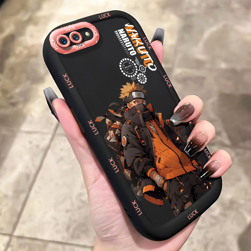 เคสสำหรับ OPPO A5 A3s A12E Realme C1 เคสโทรศัพท์ตัวละครอนิเมะกันกระแทกป้องกันการตก