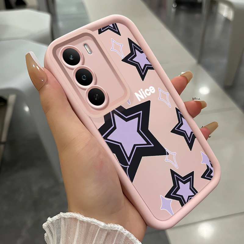 เคสสำหรับ Realme C75 4G C75X 4G 14X 5G เคสโทรศัพท์ดาวนําคักดีสามสีซิลิโคนกันกระแทก