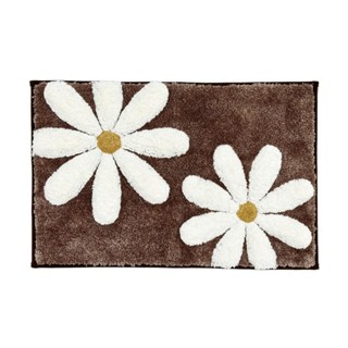 HOME LIVING STYLE พรม DAISY 45X70 ซม. สีน้ำตาล จัดส่งโดย Hom…