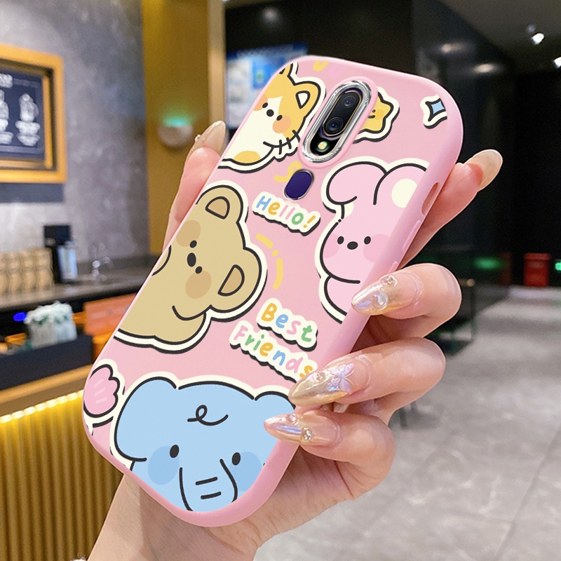 เคสสำหรับ OPPO F11 Pro F9 Pro A7X A9 2019 A9X Realme 2 Pro U1 เคสโทรศัพท์ซิลิโคนน่ารักสำหรับผู้หญิง