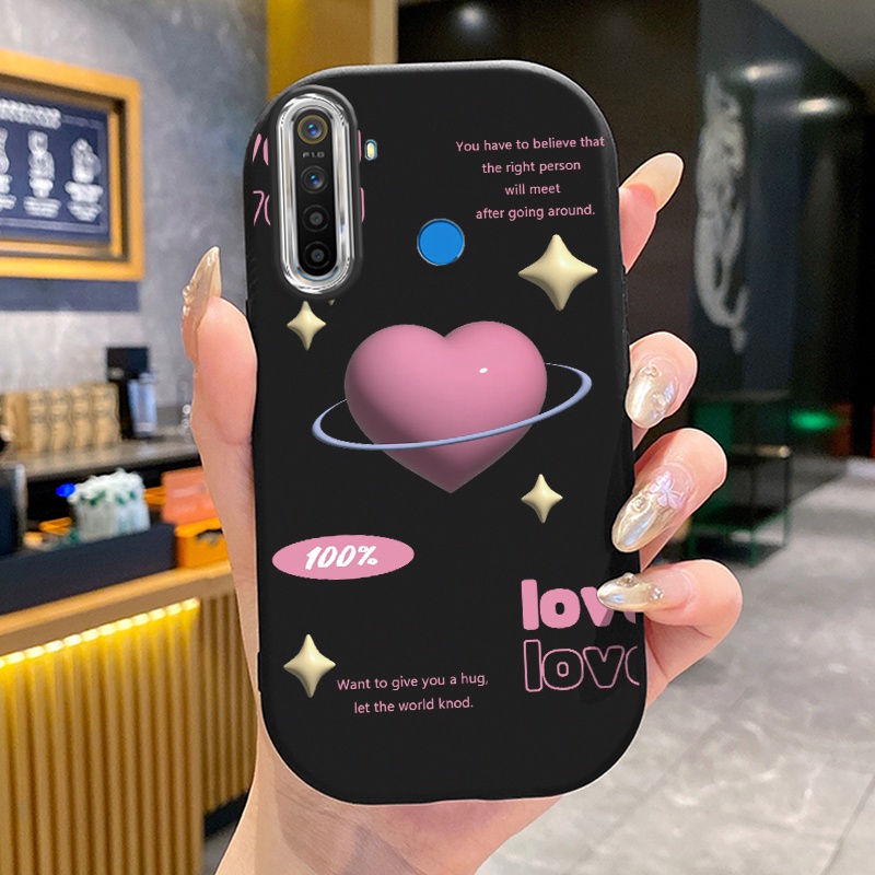 เคสสำหรับ Realme 5 5i 5s 6i C3 C3i 8 5G 8S 5G Q3 Q3i V13 5G Narzo 30 5G เคสโทรศัพท์ผู้หญิงรัก
