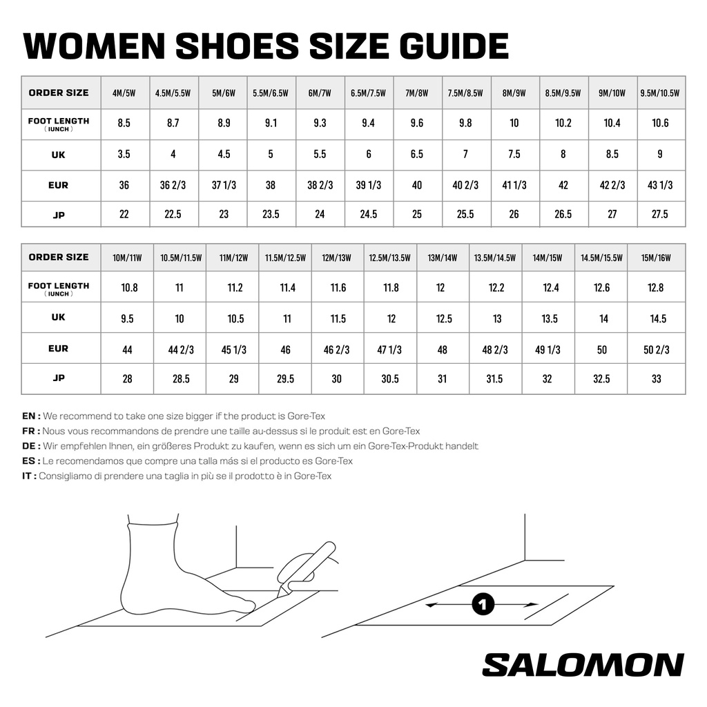 SALOMON XT-6 GORE TEX Unisex Sneakers L41663500 Official Store