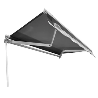 SUNSHIELD กันสาดผ้าพับได้ 295x200 ซม. สีเทาเข้ม จัดส่งโดย HomePro