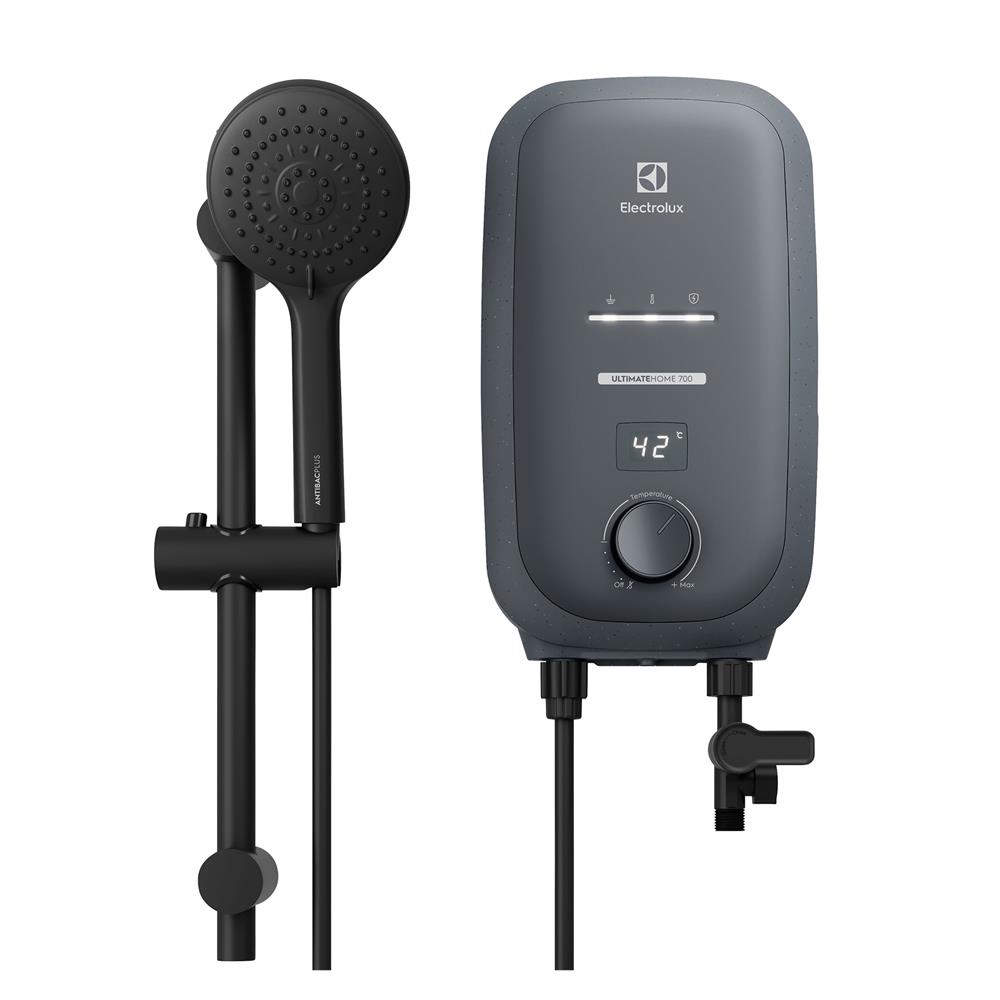 [ติดตั้ง*แบบจั๊มไม่รวมอุปกรณ์]  ELECTROLUX เครื่องทำน้ำอุ่น  EWE381RX1-G6 3800 วัตต์ สีเทา