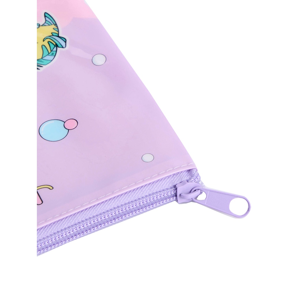 Mini Mono ชุดกระเป๋าดินสอ 3 ชิ้น ลาย Disney Princess สีม่วง