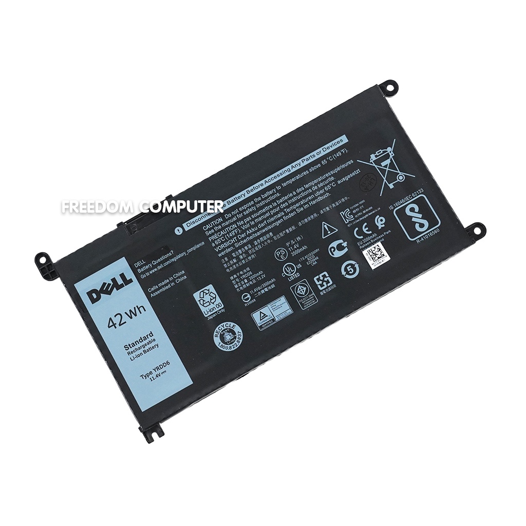 BATTERY-NOTEBOOK แบตเตอรี่โน๊ตบุ๊ค (แท้) Dell Inspiron 3593 5491 YRDD6 VM732 Latitude 3300 3400 3500