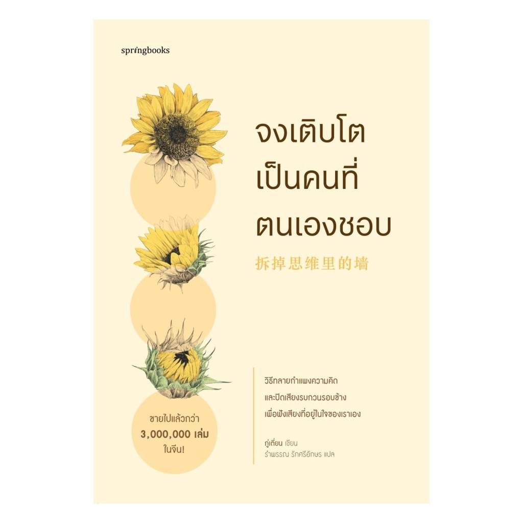 [ของใหม่พร้อมส่ง] หนังสือ  จงเติบโตเป็นคนที่ตนเองชอบ#BK08