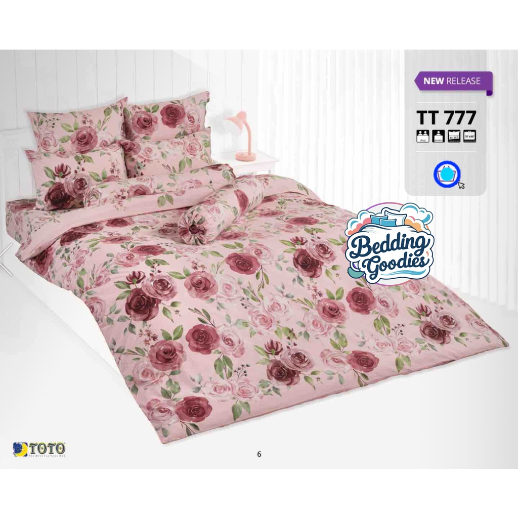 TOTO ผ้าปูที่นอนลายธรรมดา (+ ผ้านวมเอนกประสงค์) 3.5/5/6 ฟุต TT777